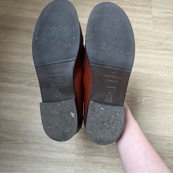 Sézane André Loafters Natural Heritage Leather Size US 6.5 (FR Size 37) - Picture 13 of 15